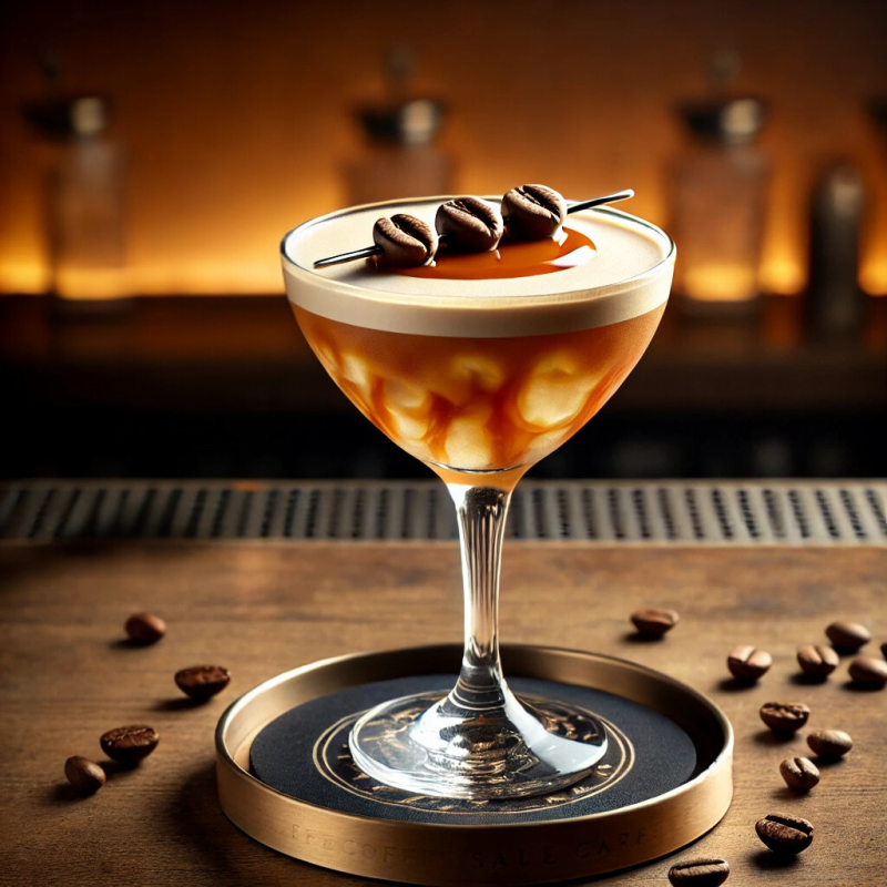 espresso martini - salted caramel